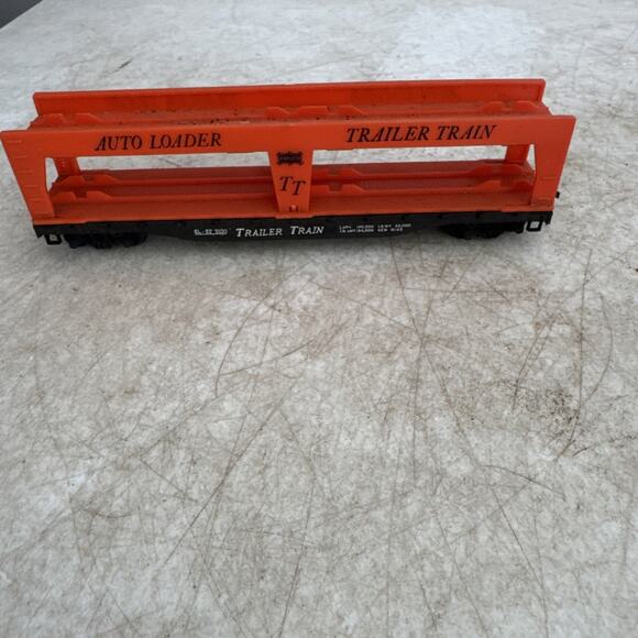 Vintage TYCO HO Scale Auto Loader Frisco Trailer Train Car SL-SF 2530 - no cars - Picture 1 of 12